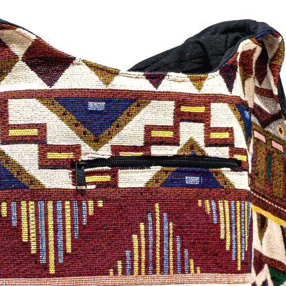 Aga’s Own Boho Umhängetasche - Festival Crossbody Handtasche für Damen, Ethnisch Baumwollschultertasche | Perfekt für Strandausflüge