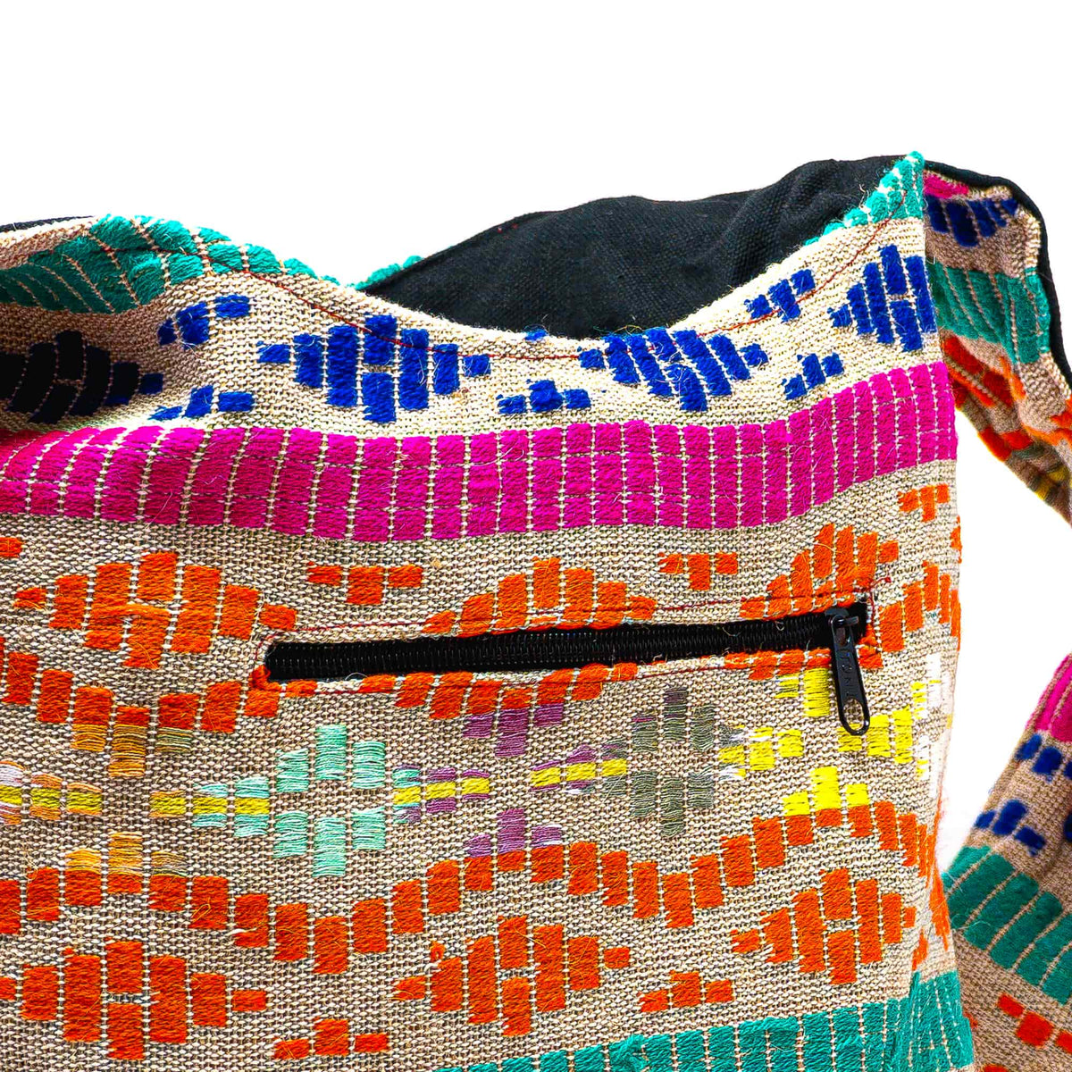 Aga’s Own Boho Umhängetasche - Festival Crossbody Handtasche für Damen, Ethnisch Baumwollschultertasche | Perfekt für Strandausflüge