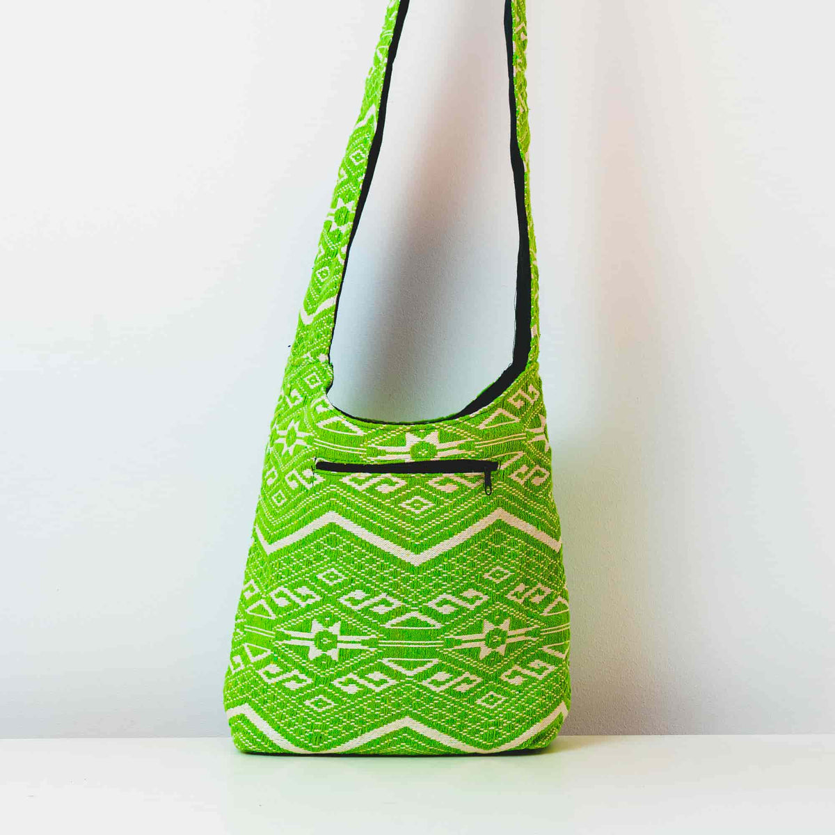 Aga’s Own Boho Umhängetasche - Festival Crossbody Handtasche für Damen, Ethnisch Baumwollschultertasche | Perfekt für Strandausflüge