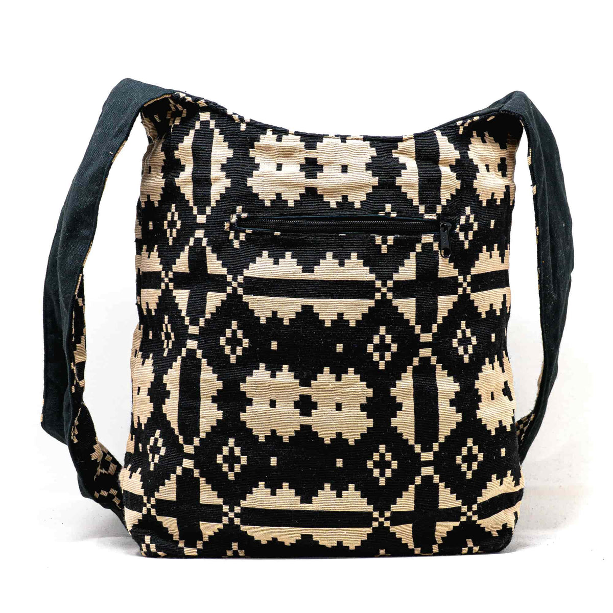 Aga’s Own Boho Umhängetasche - Festival Crossbody Handtasche für Damen, Ethnisch Baumwollschultertasche | Perfekt für Strandausflüge