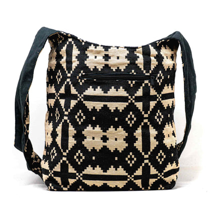 Aga’s Own Boho Umhängetasche - Festival Crossbody Handtasche für Damen, Ethnisch Baumwollschultertasche | Perfekt für Strandausflüge