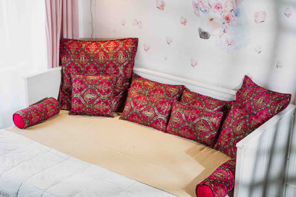 Kissenbezüge mit Paisley Muster – Pink | Aga&