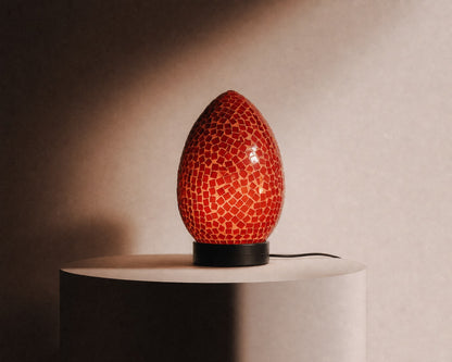 Wunderschöne Mosaiklampen in Ei-Form – In 11 Farben und 4 Größen erhältlich