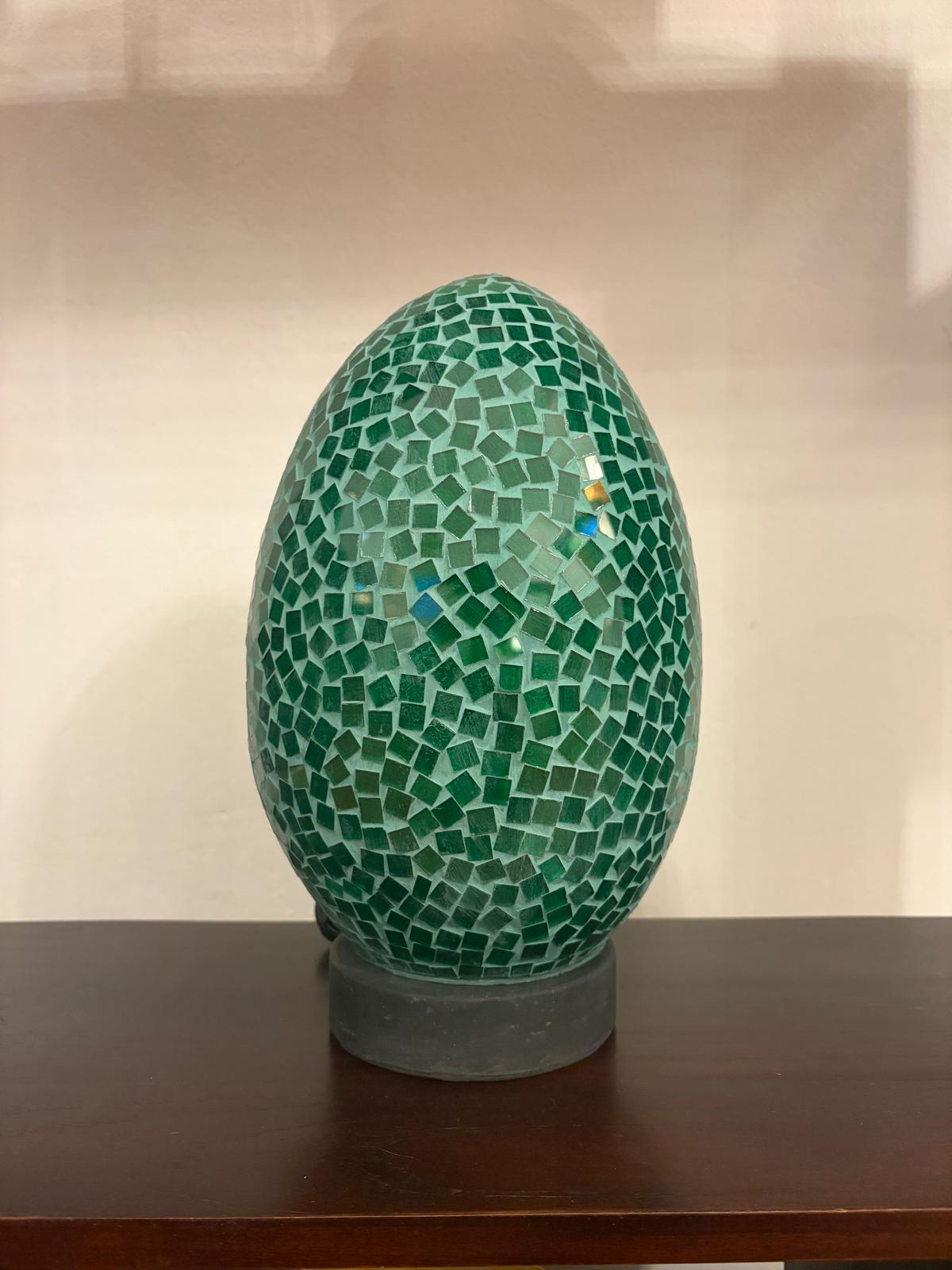 Mosaik-Tischlampe | Ei-Form | Verschiedene Größen