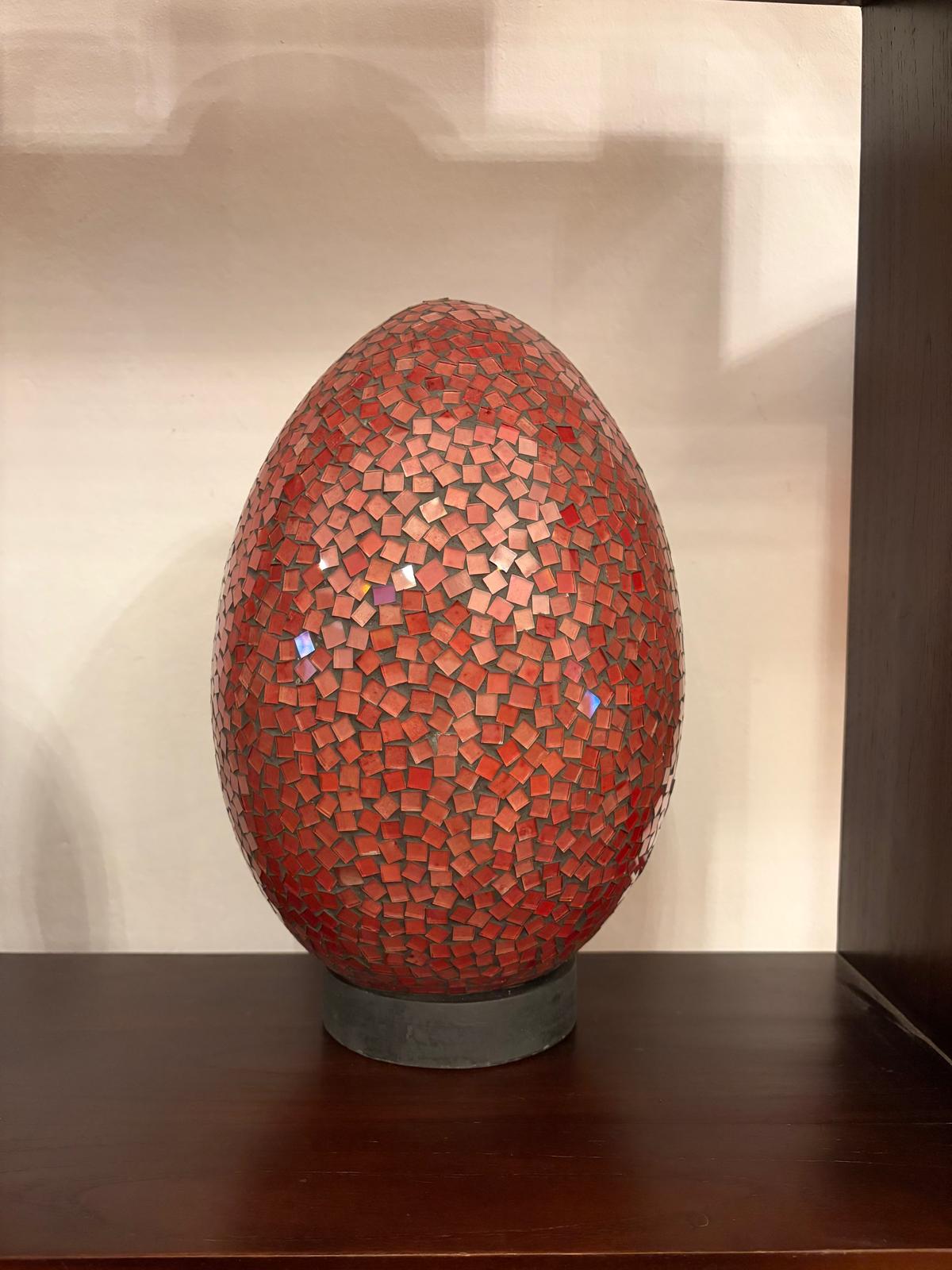 Mosaik-Tischlampe | Ei-Form | Verschiedene Größen