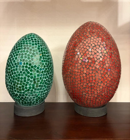 Mosaik-Tischlampe | Ei-Form | Verschiedene Größen