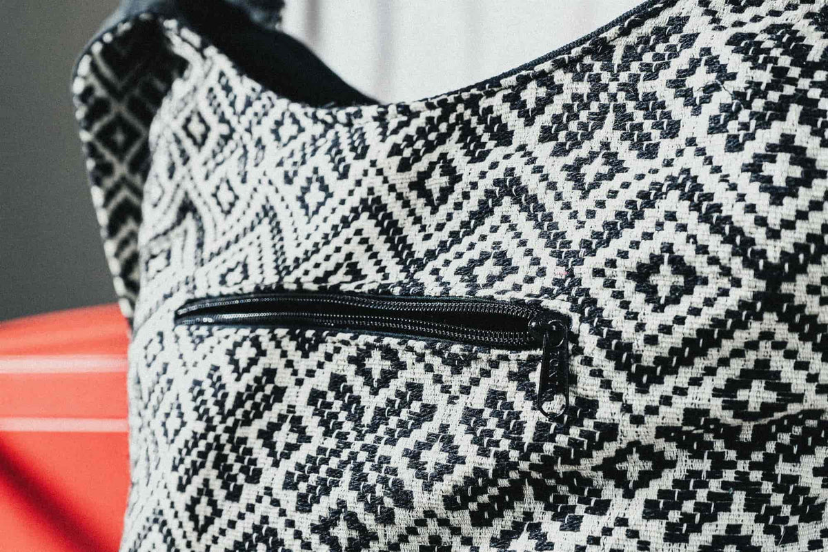 Aga’s Own Boho Umhängetasche - Festival Crossbody Handtasche für Damen, Ethnisch Baumwollschultertasche | Perfekt für Strandausflüge