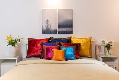 Orientalischer Kissenbezug Samt & Brokat