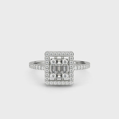 Aga’s Own Hypoallergene Zirkonia Silberringe - atemberaubender 925 Sterling Silberschmuck, Damenmode- Hochzeits, Verlobungs, Treue-Ringe- Silberne Zirkonia-Ringe- Das perfekte Geschenk für jeden Anlass