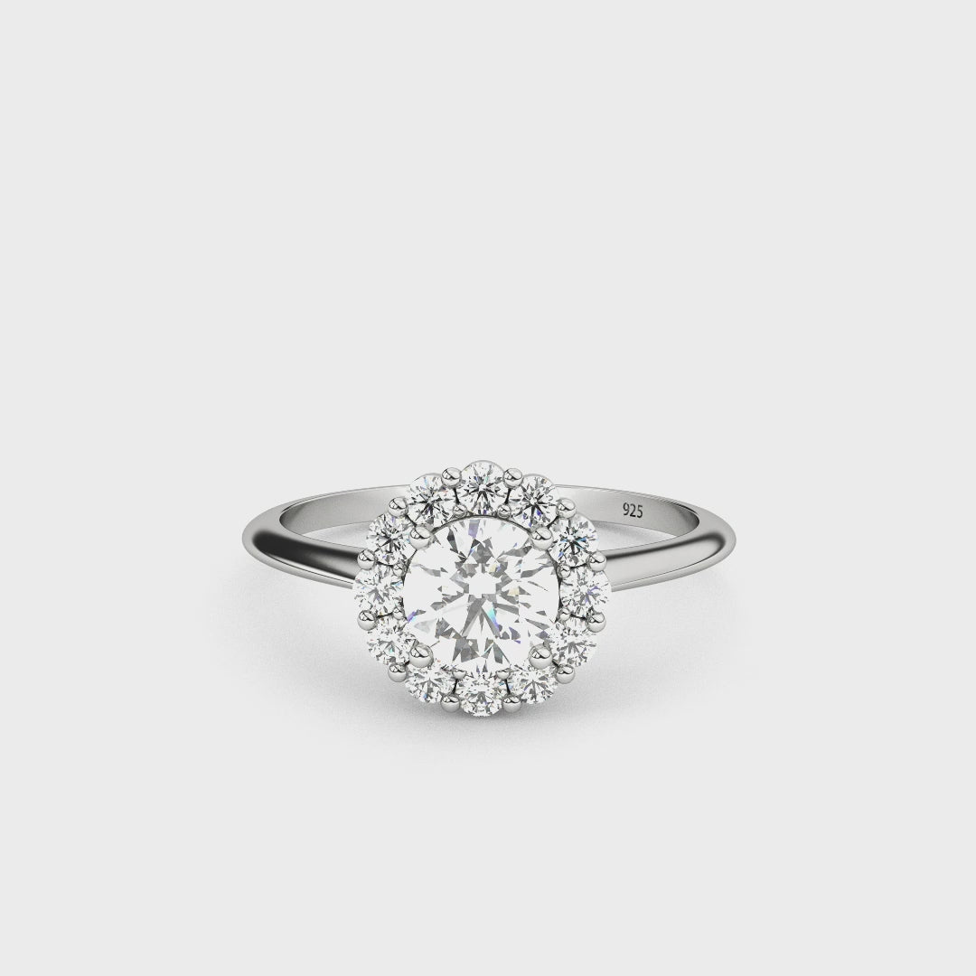 Aga’s Own Hypoallergene Zirkonia Silberringe - atemberaubender 925 Sterling Silberschmuck, Damenmode- Hochzeits, Verlobungs, Treue-Ringe- Silberne Zirkonia-Ringe- Das perfekte Geschenk für jeden Anlass
