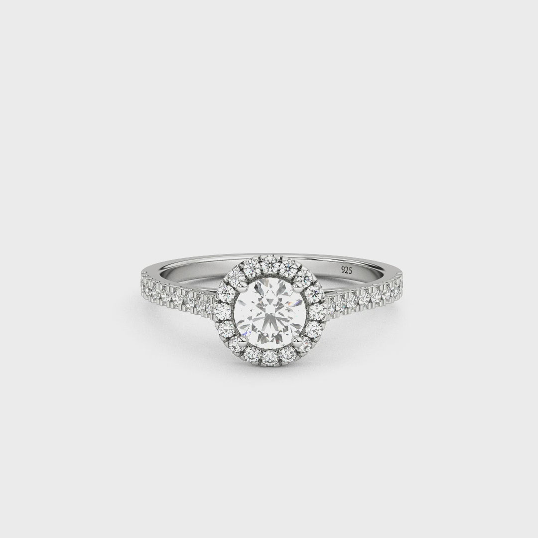 Aga’s Own Hypoallergene Zirkonia Silberringe - atemberaubender 925 Sterling Silberschmuck, Damenmode- Hochzeits, Verlobungs, Treue-Ringe- Silberne Zirkonia-Ringe- Das perfekte Geschenk für jeden Anlass
