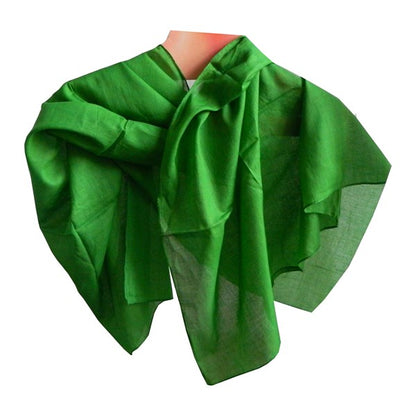 Baumwolltuch einfarbiges Tuch uni Halstuch Baumwolle Schal Bandana 50x50 cm &amp; 100x100 cm