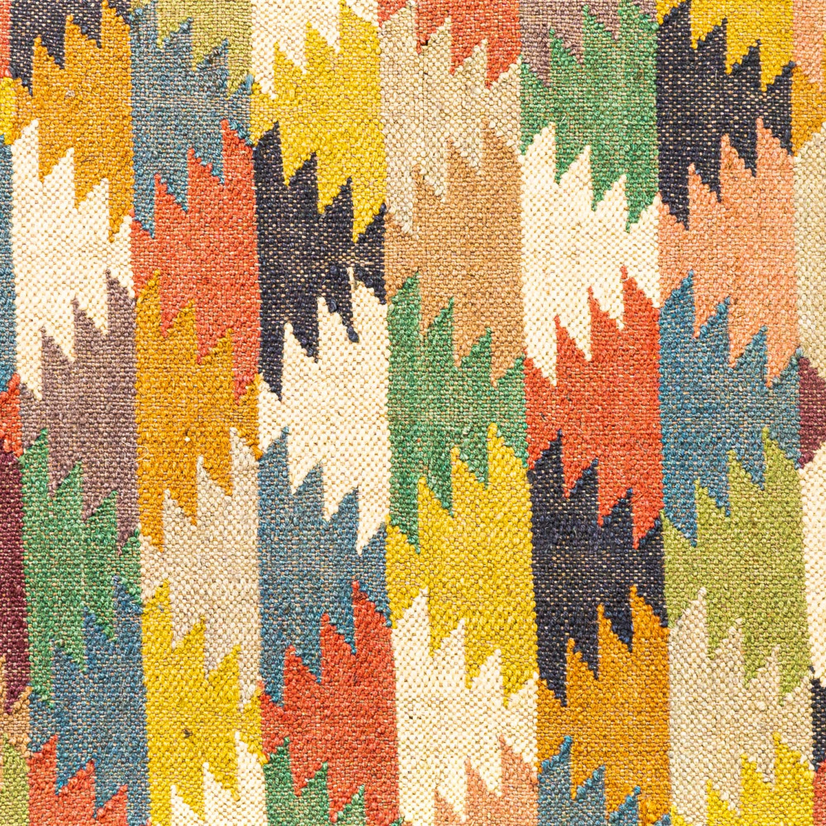Kelim Teppich Läufer Wolle &amp; Jute Indisch 60x100cm Handgewebt Orient Teppich AO