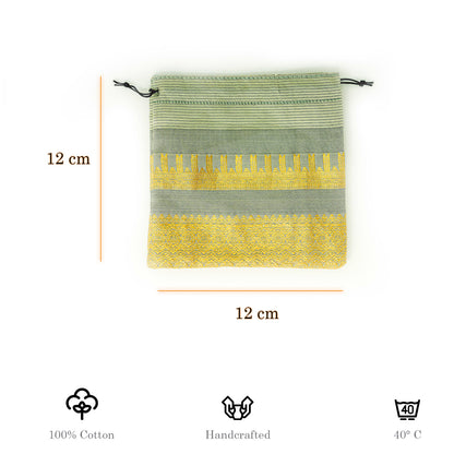 Reise-Etui aus Stoff für Ringe, Ketten und Ohrringe