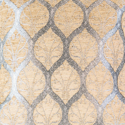 Scroll-Gitter Kissenbezug – 40 × 40 cm