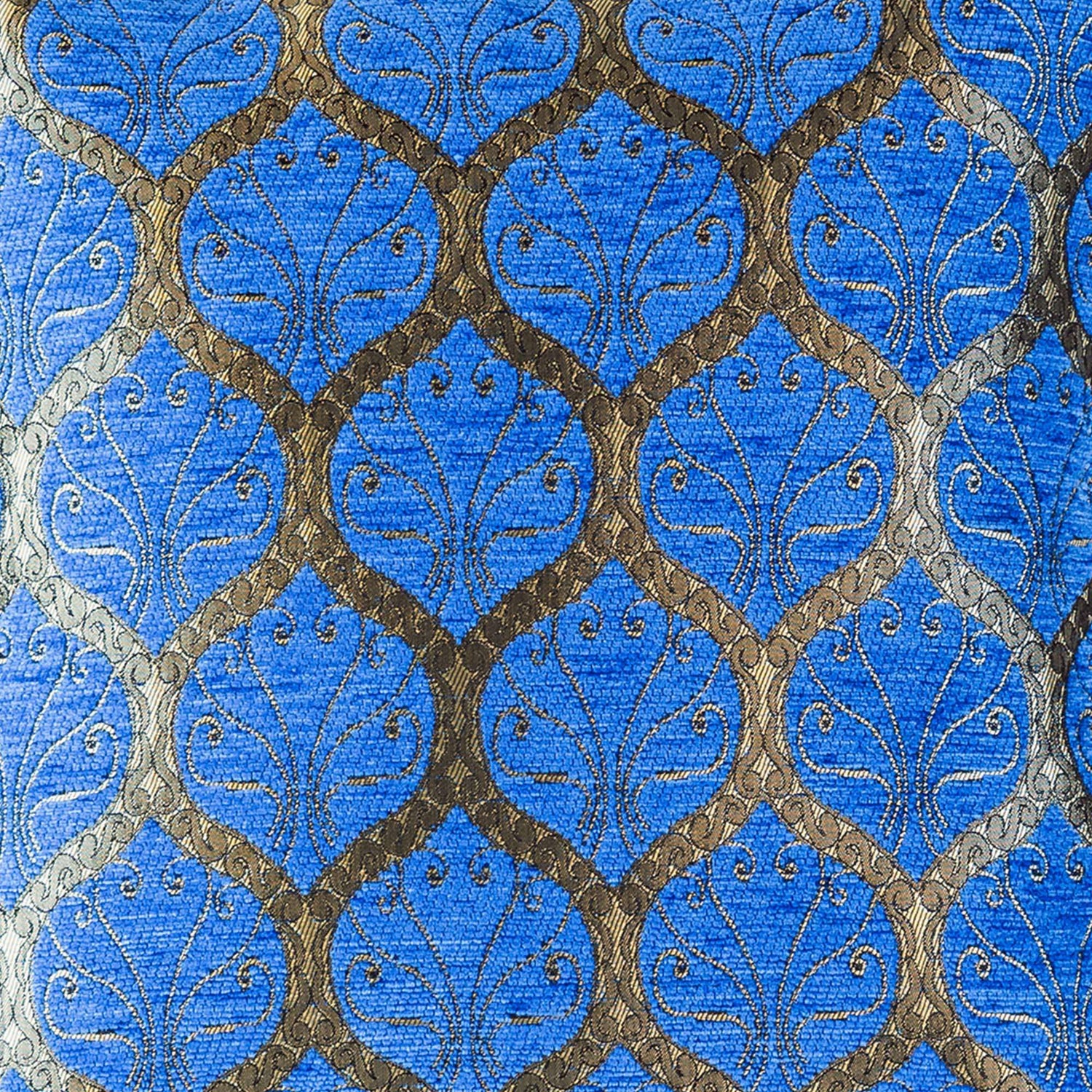 Scroll-Gitter Kissenbezug – 40 × 40 cm
