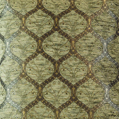 Scroll-Gitter Kissenbezug – 40 × 40 cm
