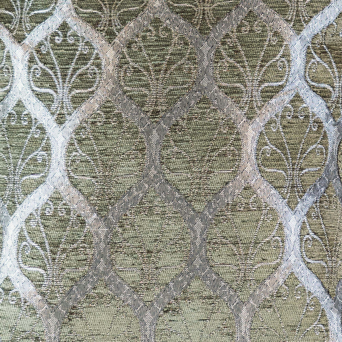 Scroll-Gitter Kissenbezug – 40 × 40 cm
