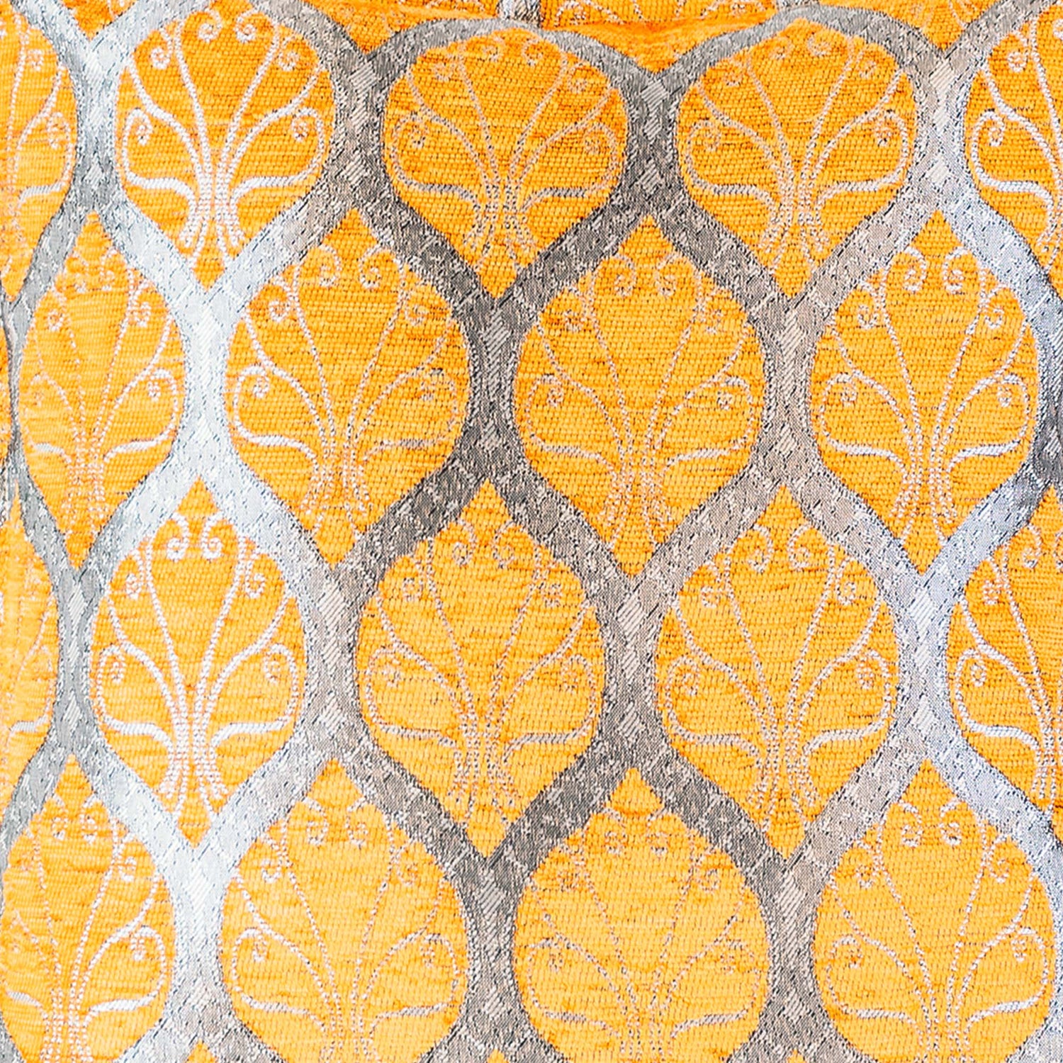 Scroll-Gitter Kissenbezug – 40 × 40 cm