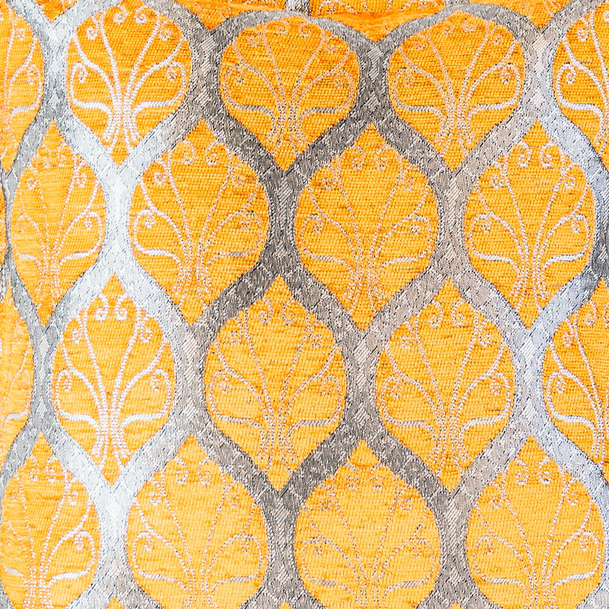 Scroll-Gitter Kissenbezug – 40 × 40 cm