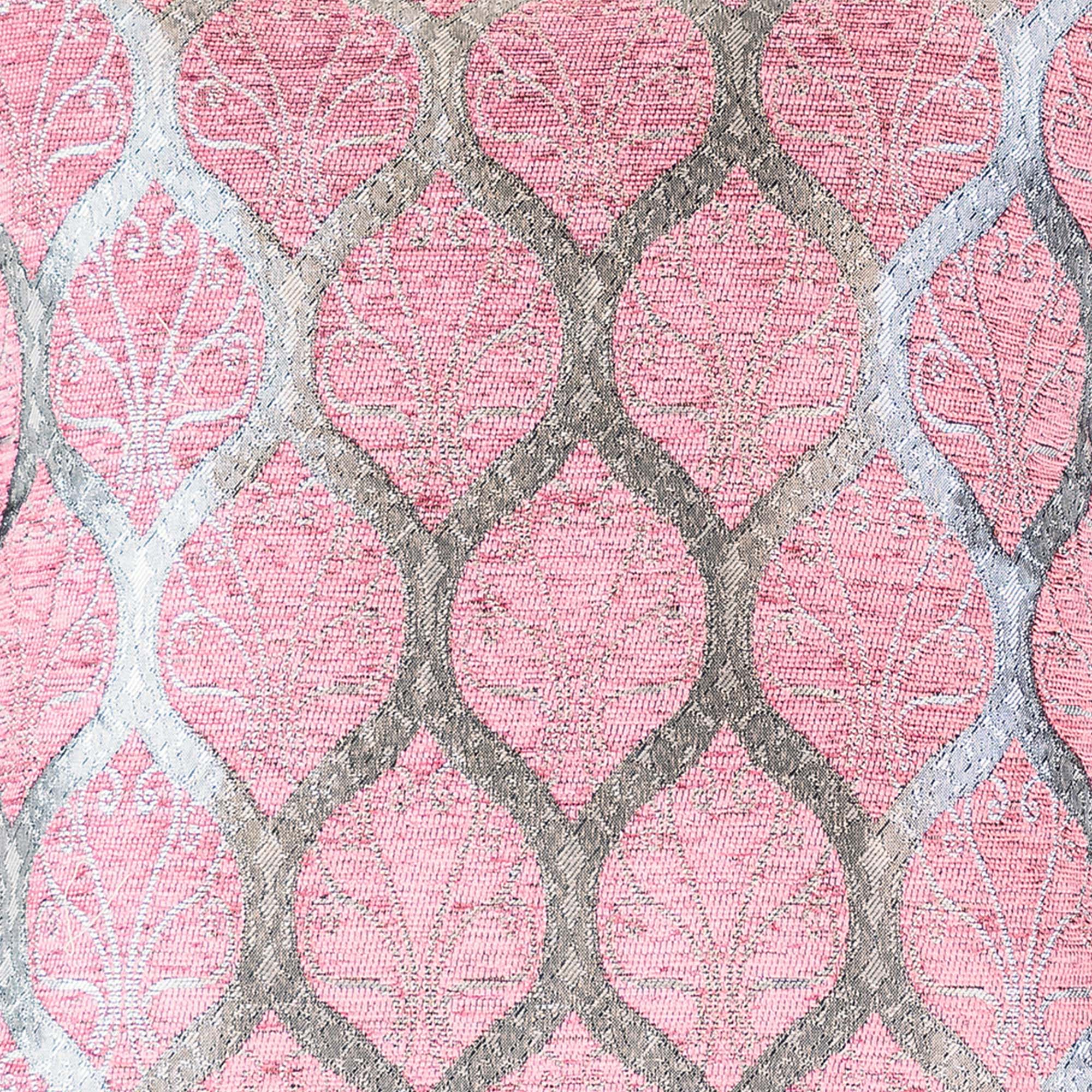Scroll-Gitter Kissenbezug – 40 × 40 cm
