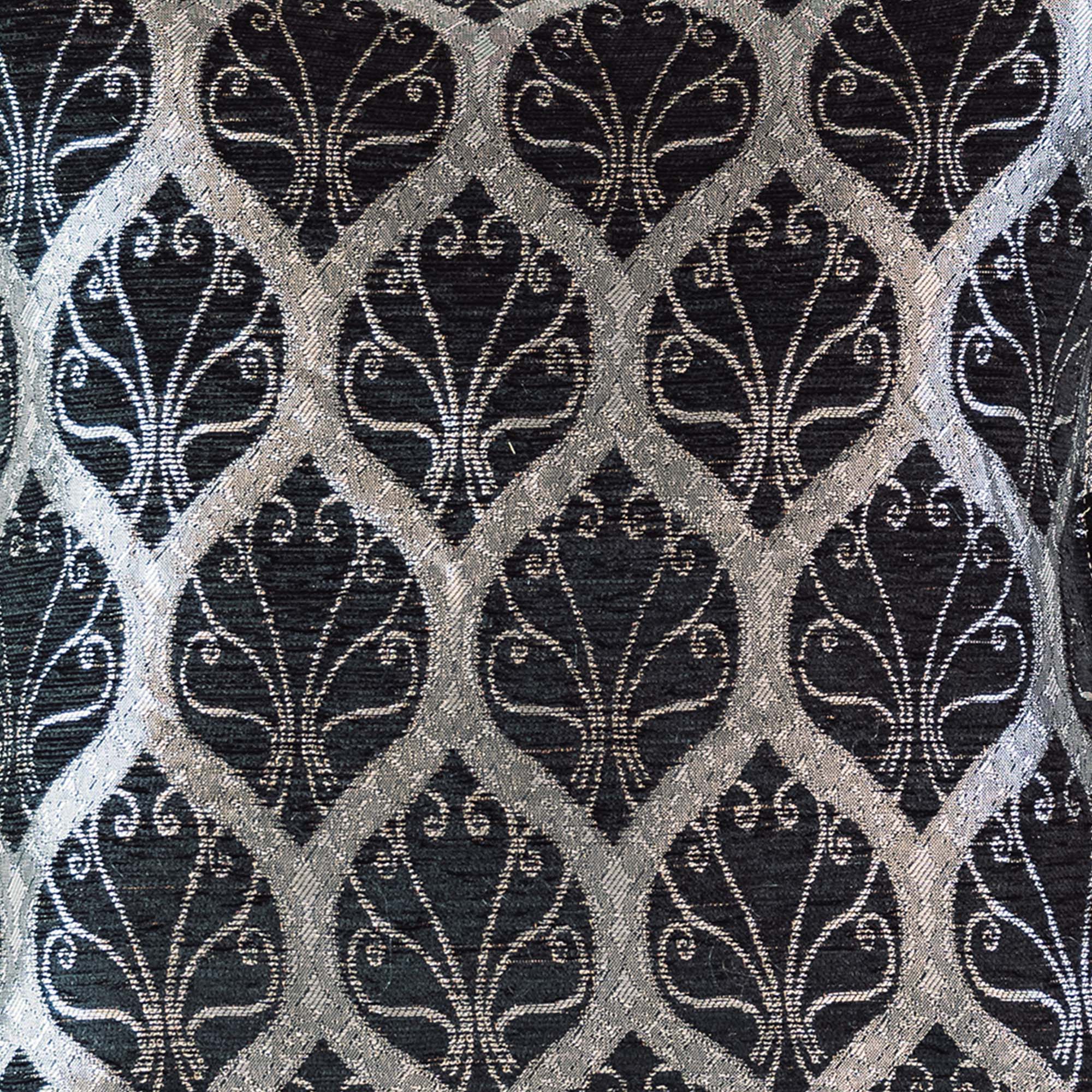 Scroll-Gitter Kissenbezug – 40 × 40 cm
