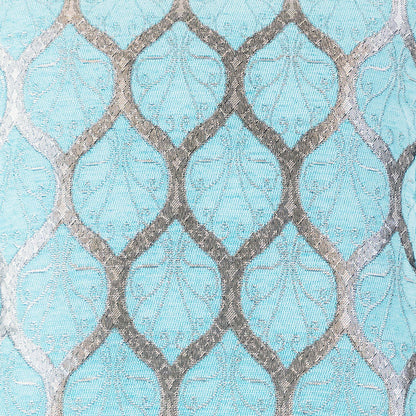 Scroll-Gitter Kissenbezug – 40 × 40 cm