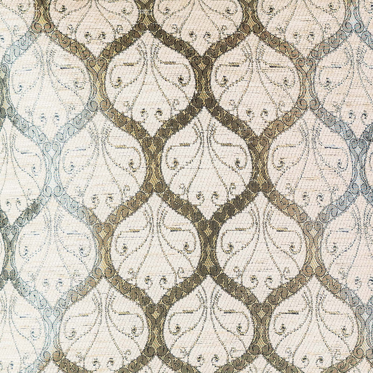 Scroll-Gitter Kissenbezug – 40 × 40 cm