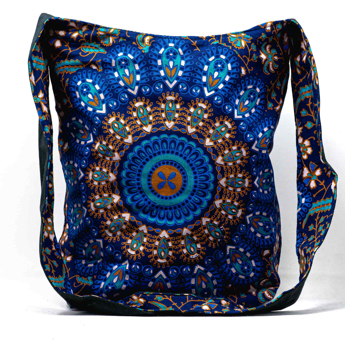 Aga’s Own Mandala Boho Umhängetasche - Festival Crossbody Handtasche für Damen, Ethnisch Baumwollschultertasche | Perfekt für Strandausflüge