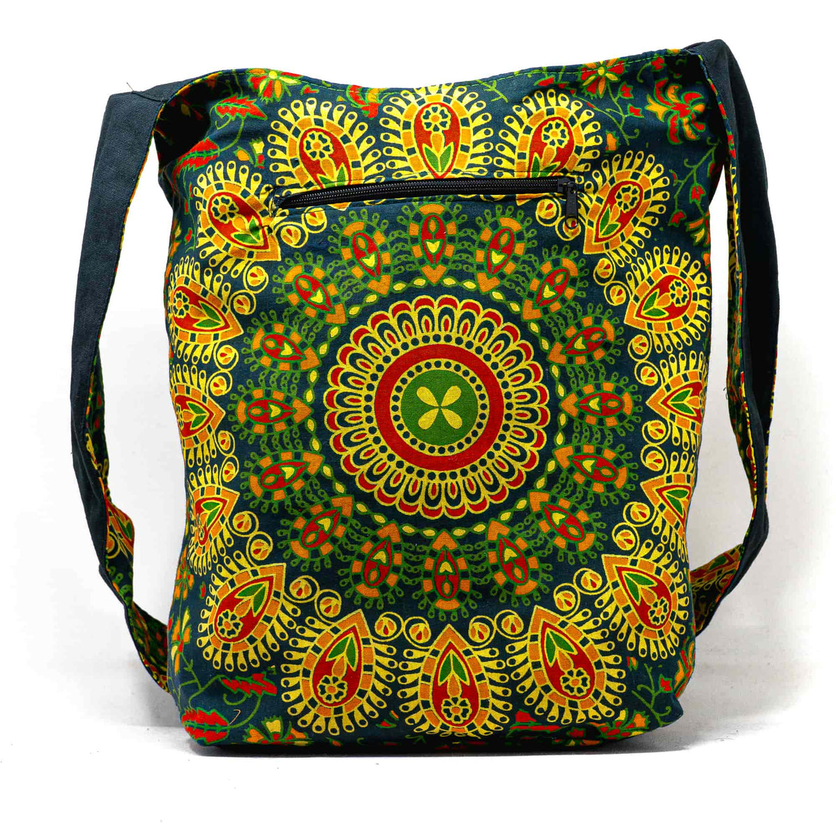 Aga’s Own Mandala Boho Umhängetasche - Festival Crossbody Handtasche für Damen, Ethnisch Baumwollschultertasche | Perfekt für Strandausflüge