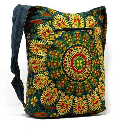 Aga’s Own Mandala Boho Umhängetasche - Festival Crossbody Handtasche für Damen, Ethnisch Baumwollschultertasche | Perfekt für Strandausflüge