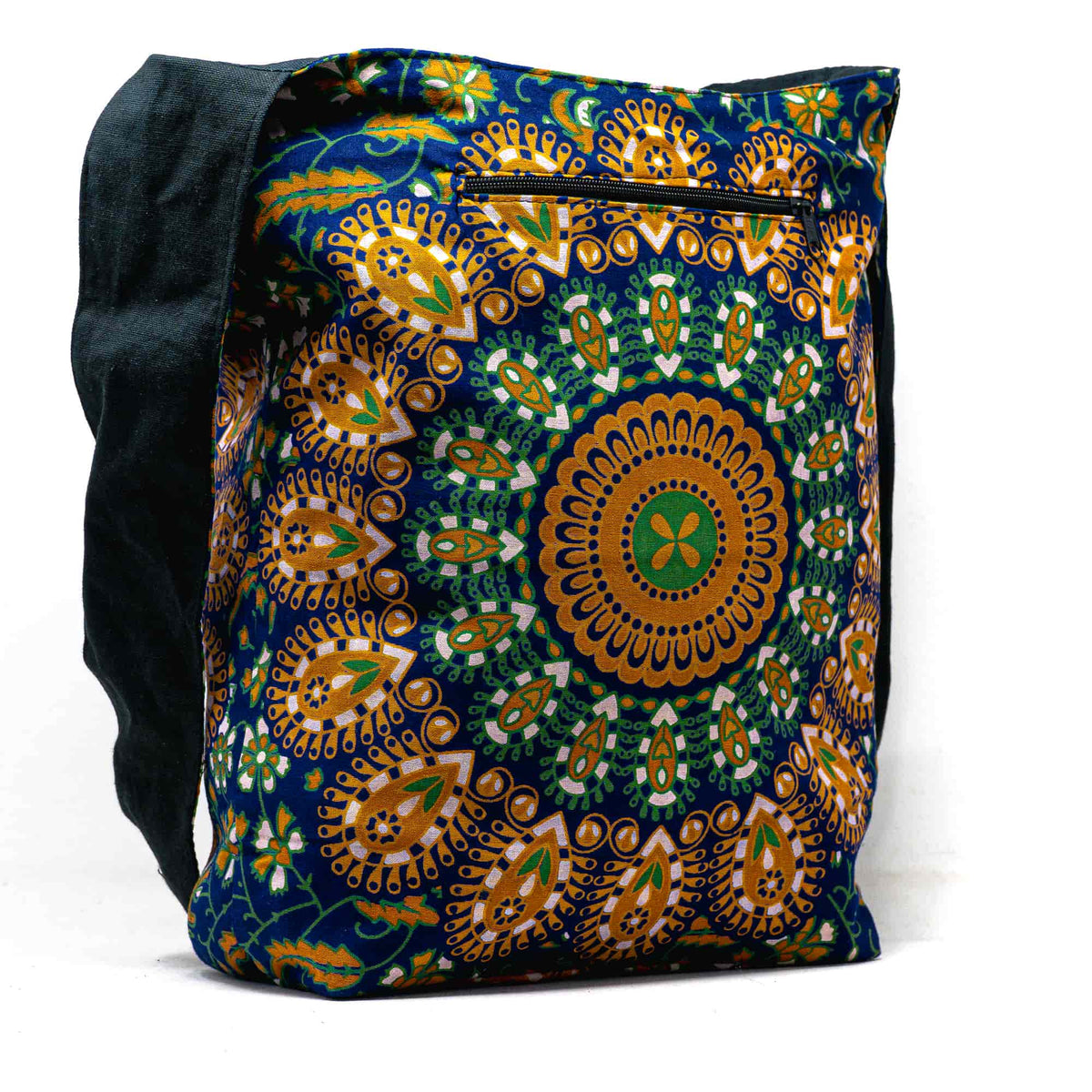 Aga’s Own Mandala Boho Umhängetasche - Festival Crossbody Handtasche für Damen, Ethnisch Baumwollschultertasche | Perfekt für Strandausflüge