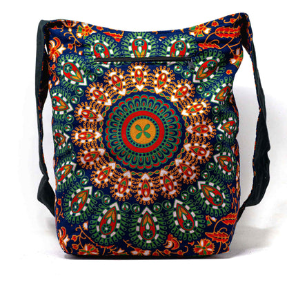 Aga’s Own Mandala Boho Umhängetasche - Festival Crossbody Handtasche für Damen, Ethnisch Baumwollschultertasche | Perfekt für Strandausflüge