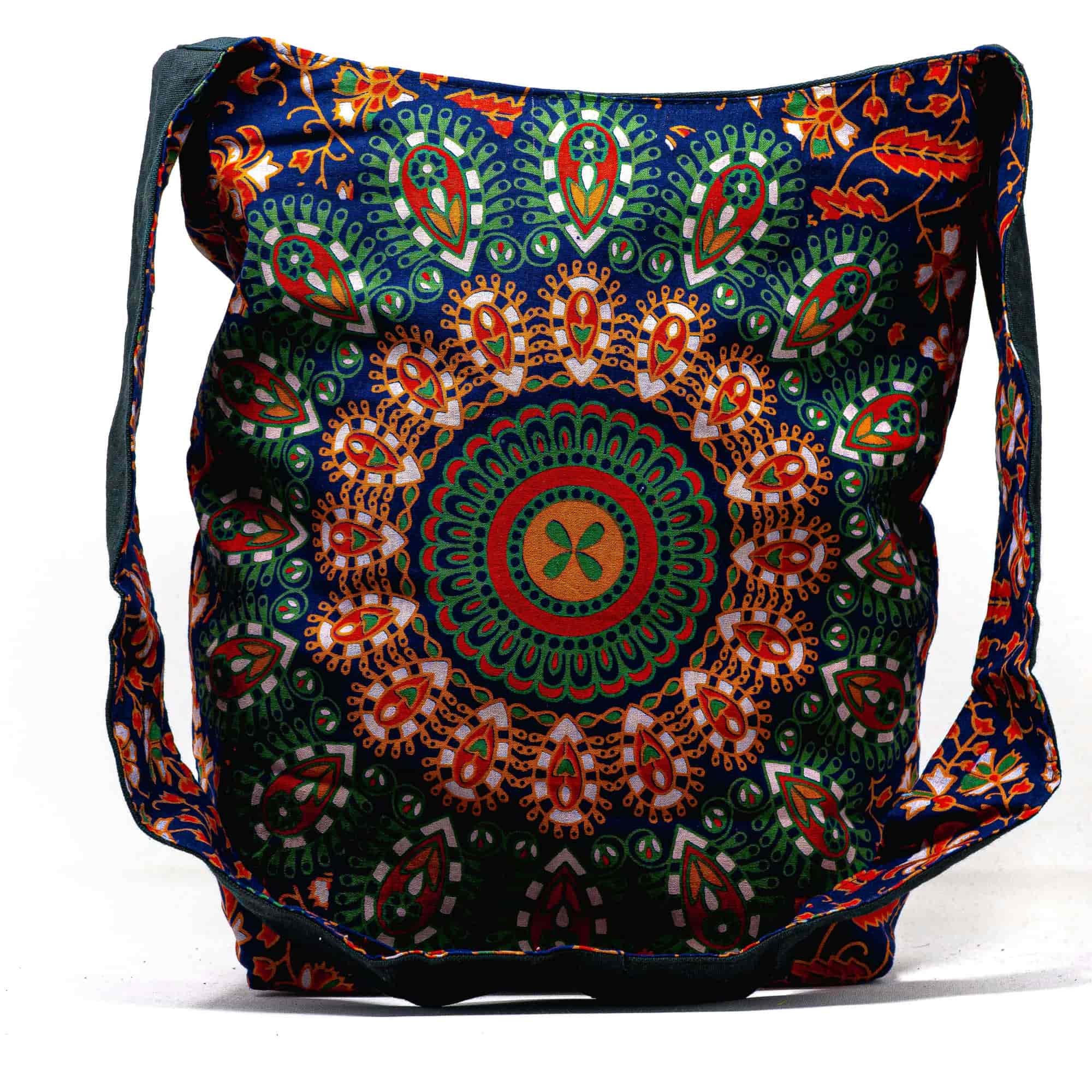 Aga’s Own Mandala Boho Umhängetasche - Festival Crossbody Handtasche für Damen, Ethnisch Baumwollschultertasche | Perfekt für Strandausflüge