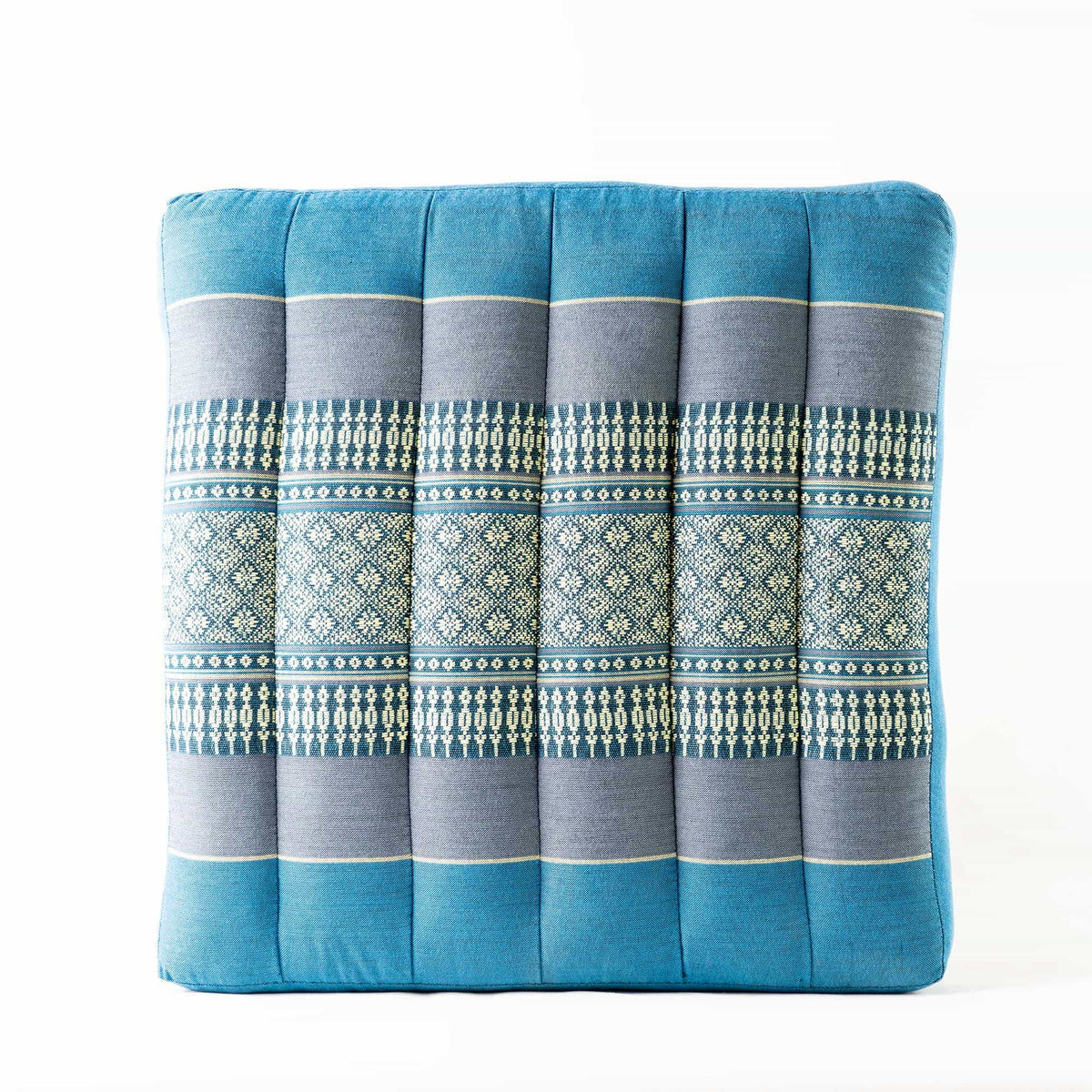 Aga’s Own Yoga Sitz Kissen 40x40 cm, Meditationskissen mit natürlicher Thai Kapok-Füllung, Sitzkissen, Bodensitz zur Entspannung, Bodenkissen für draußen