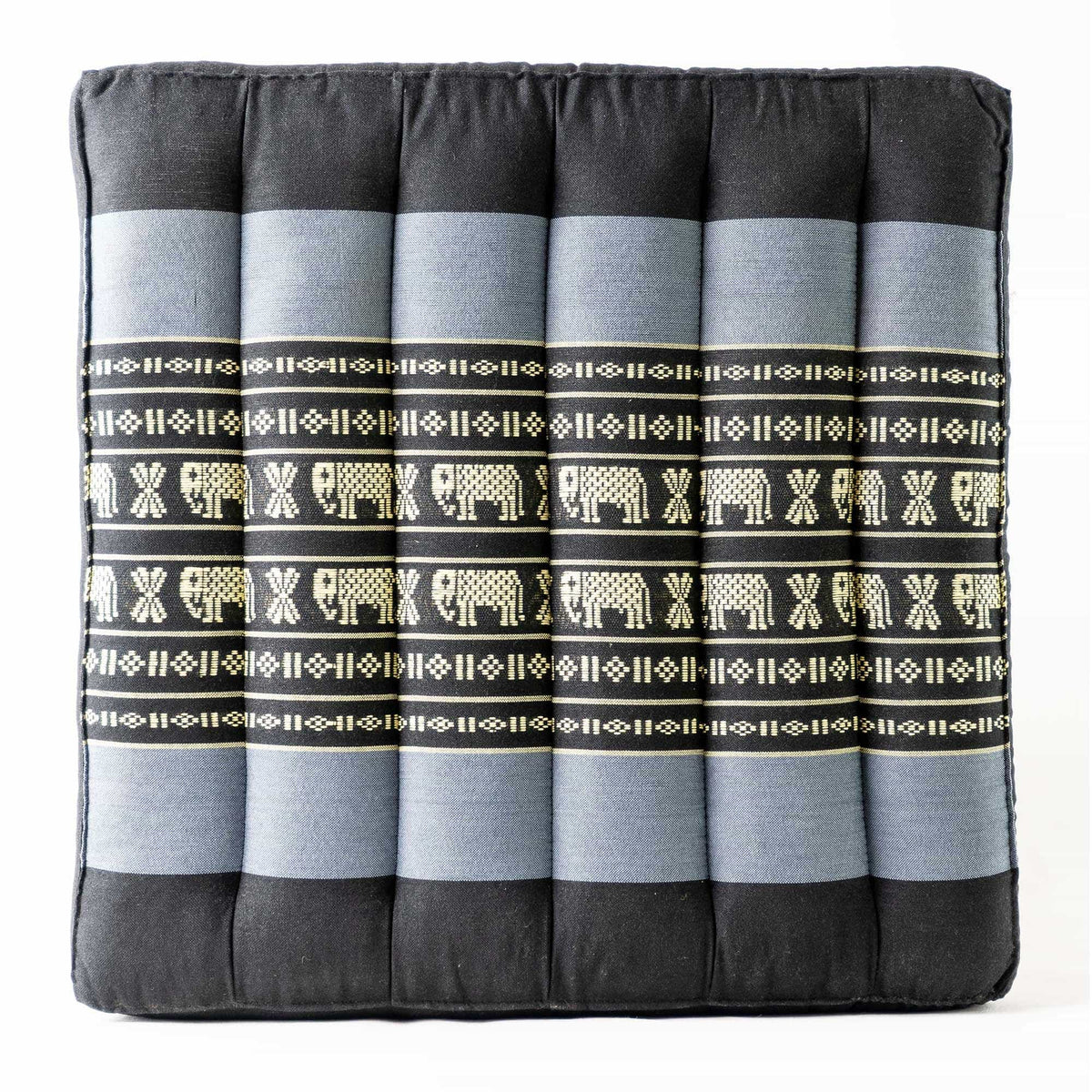Aga’s Own Yoga Sitz Kissen 40x40 cm, Meditationskissen mit natürlicher Thai Kapok-Füllung, Sitzkissen, Bodensitz zur Entspannung, Bodenkissen für draußen