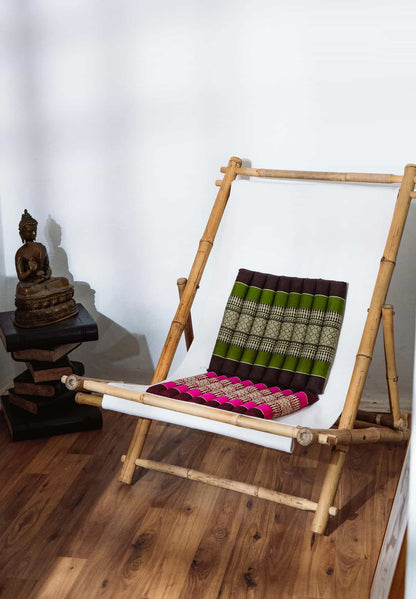 Aga’s Own Yogakissen, Meditationskissen mit natürlicher Thai Kapok-Füllung, Sitzkissen, Bodensitz zur Entspannung, Bodenkissen für draußen