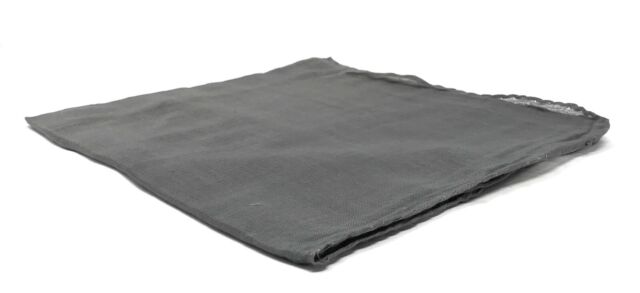 Graues Baumwolltuch uni - Einfarbiges Halstuch, Bandana &amp; Schal aus 100% Baumwolle