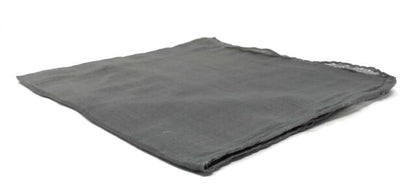 Graues Baumwolltuch uni - Einfarbiges Halstuch, Bandana &amp; Schal aus 100% Baumwolle