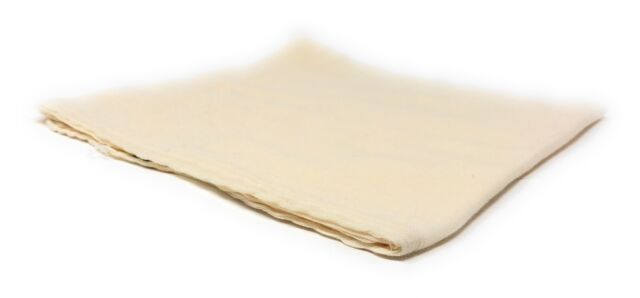 Beiges Baumwolltuch einfarbig - Uni Halstuch, Bandana &amp; Kopftuch Naturfarben - Aga&