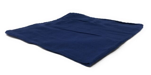 Dunkelblaues Baumwolltuch uni - Navy Halstuch, Bandana &amp; Schal aus 100% Baumwolle