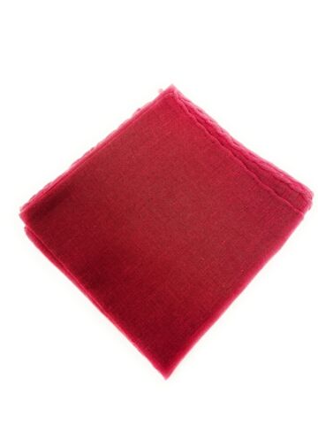 Rotes Baumwolltuch einfarbig - Uni Halstuch, Bandana &amp; Kopftuch aus 100% Baumwolle - Aga&