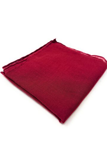 Weinrotes Baumwolltuch einfarbig - Uni Halstuch, Bandana &amp; Kopftuch aus 100% Baumwolle